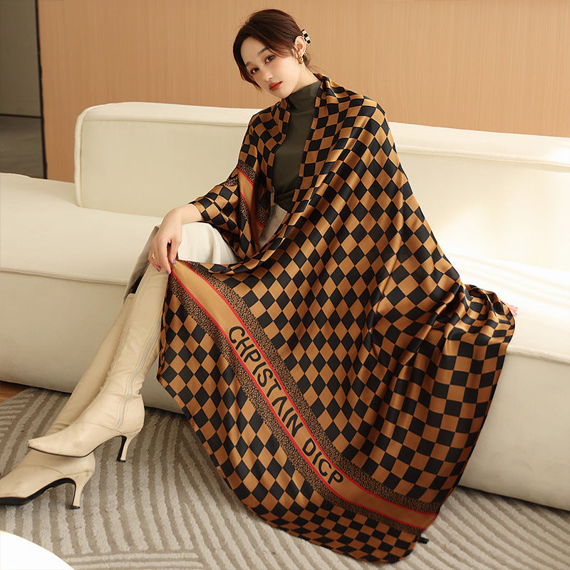 Ladies Fashion Korean Style Silk Printing