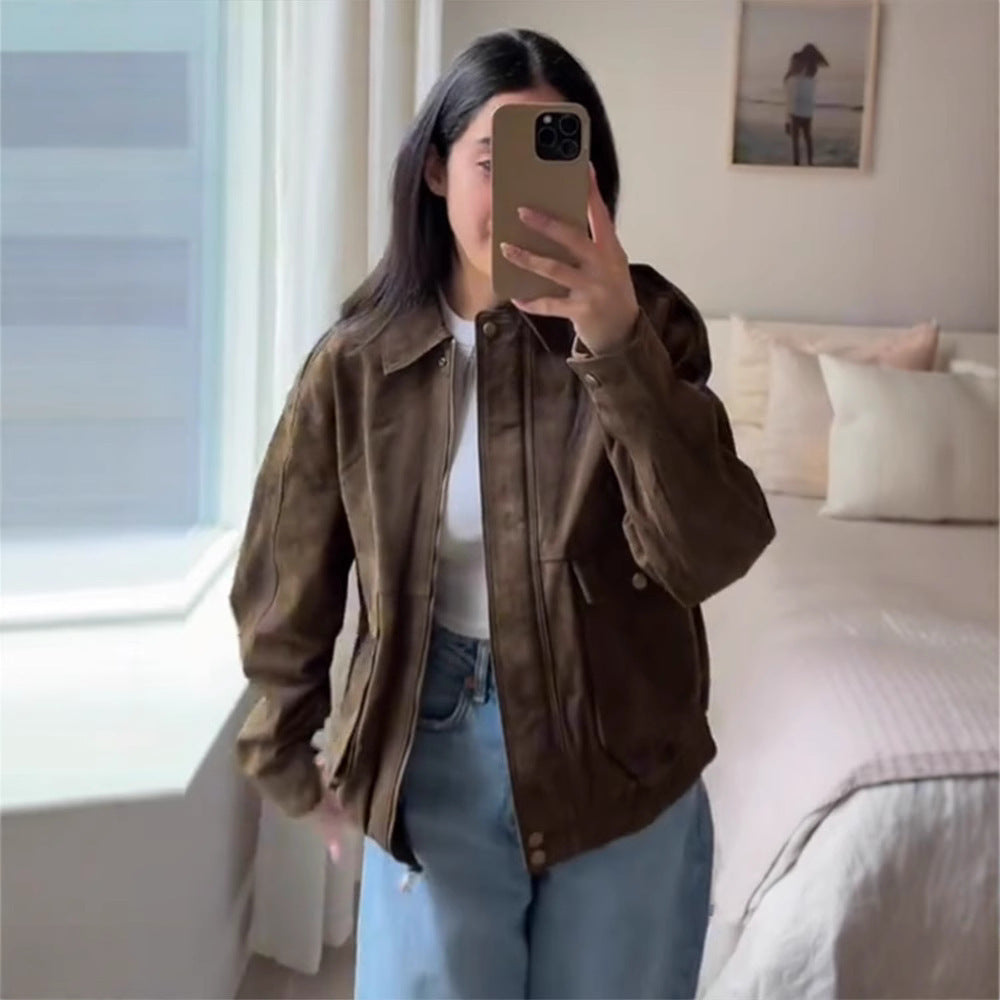 RetroMuse Suede Jacket