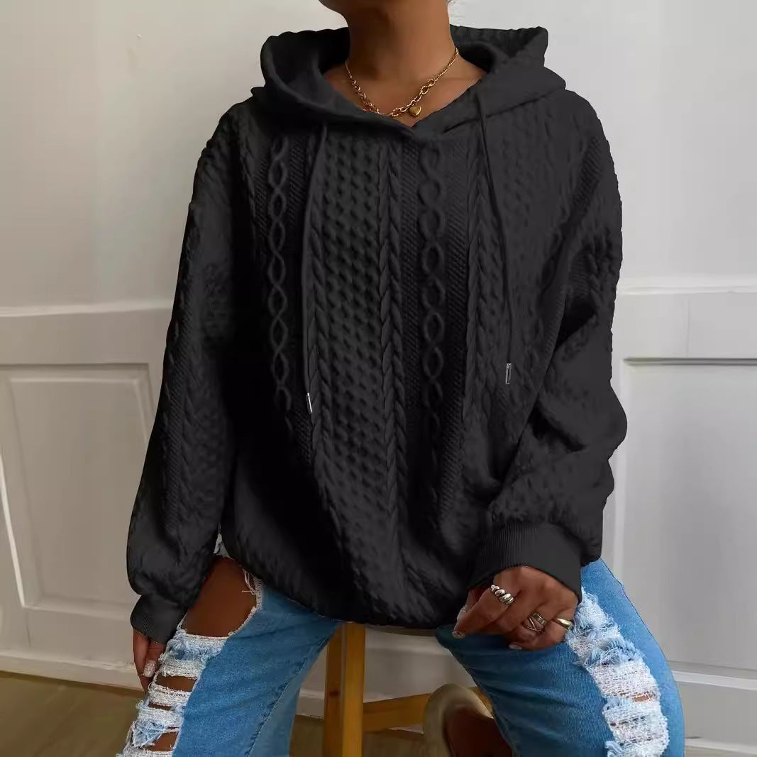 Twistella Cozy Hooded Sweater