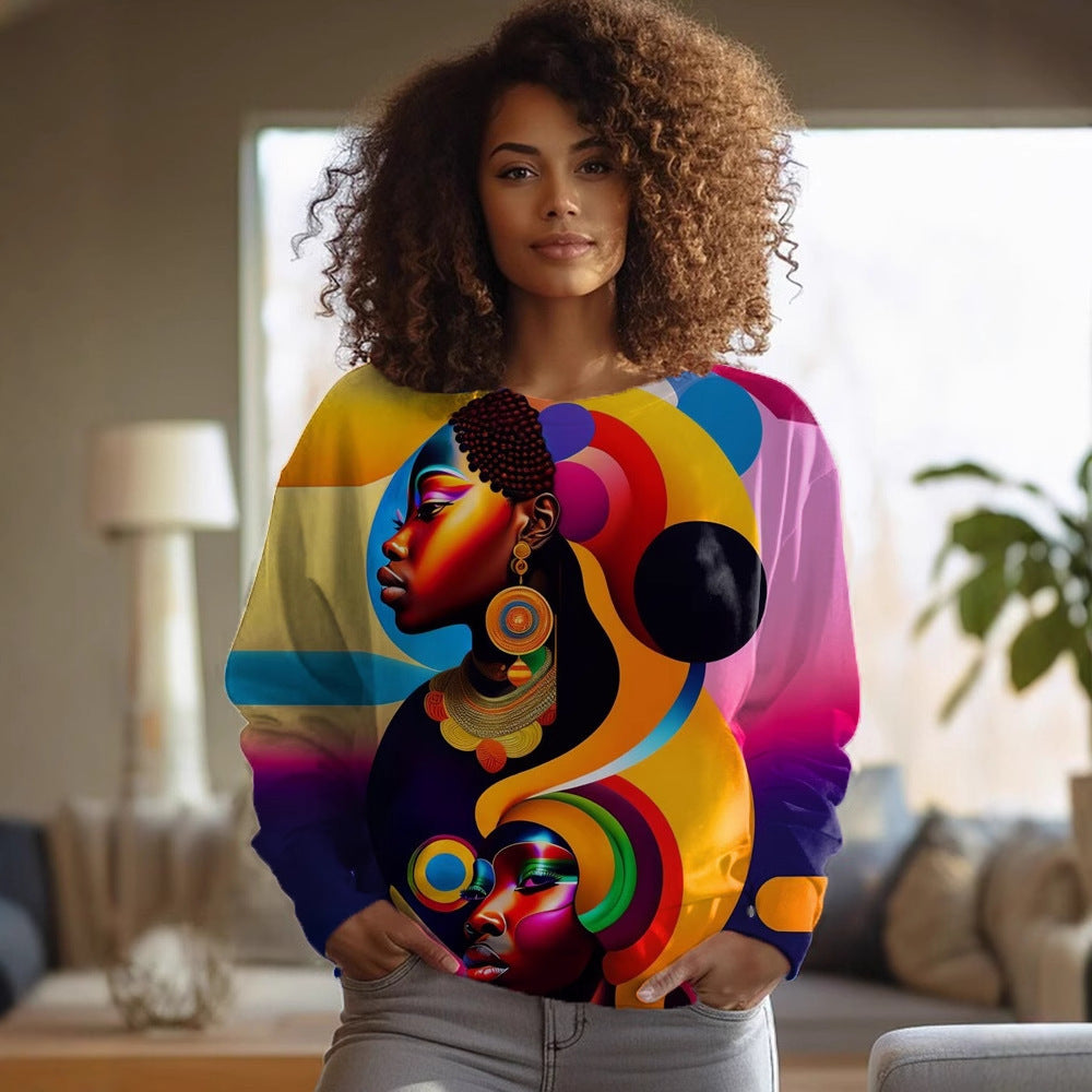 PrintEase Round-Neck Sweater