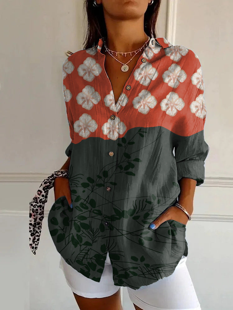 The FloraLuxe 3D Bloom Shirt