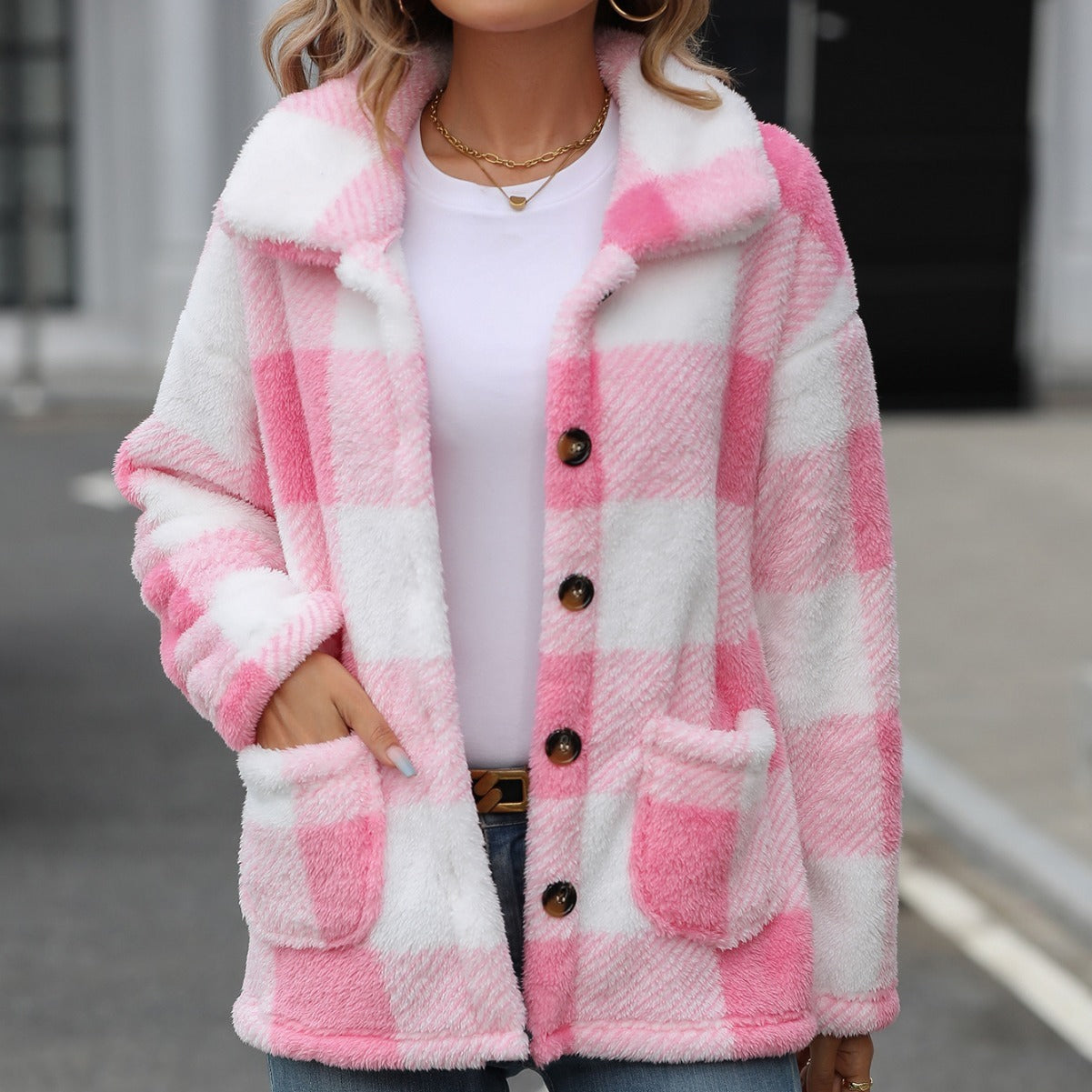 Heritage Plaid Lapel Coat