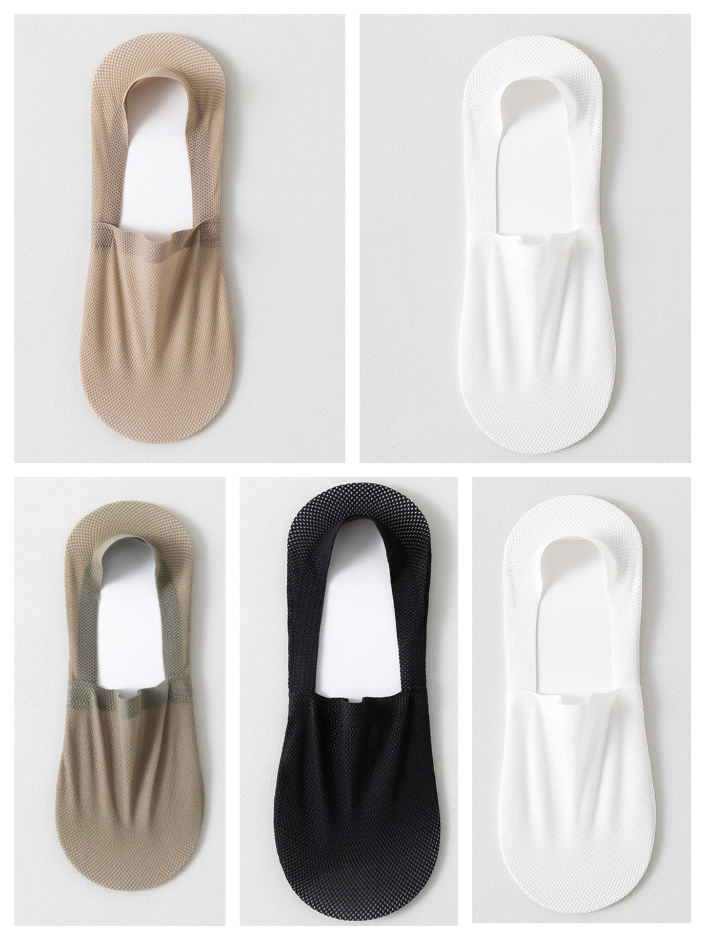 Ice Silk Boat Socks Men's Summer Thin
