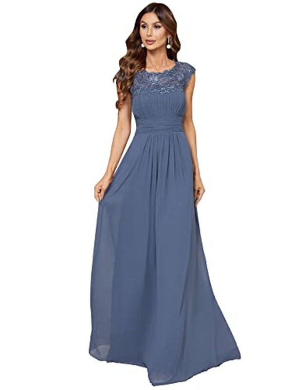 Celestia Lace Chiffon Bridesmaid Gown