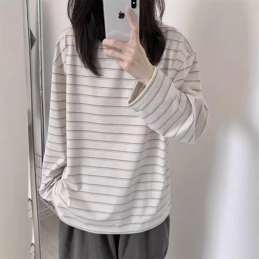 LineaWave Striped Long Sleeve Tee