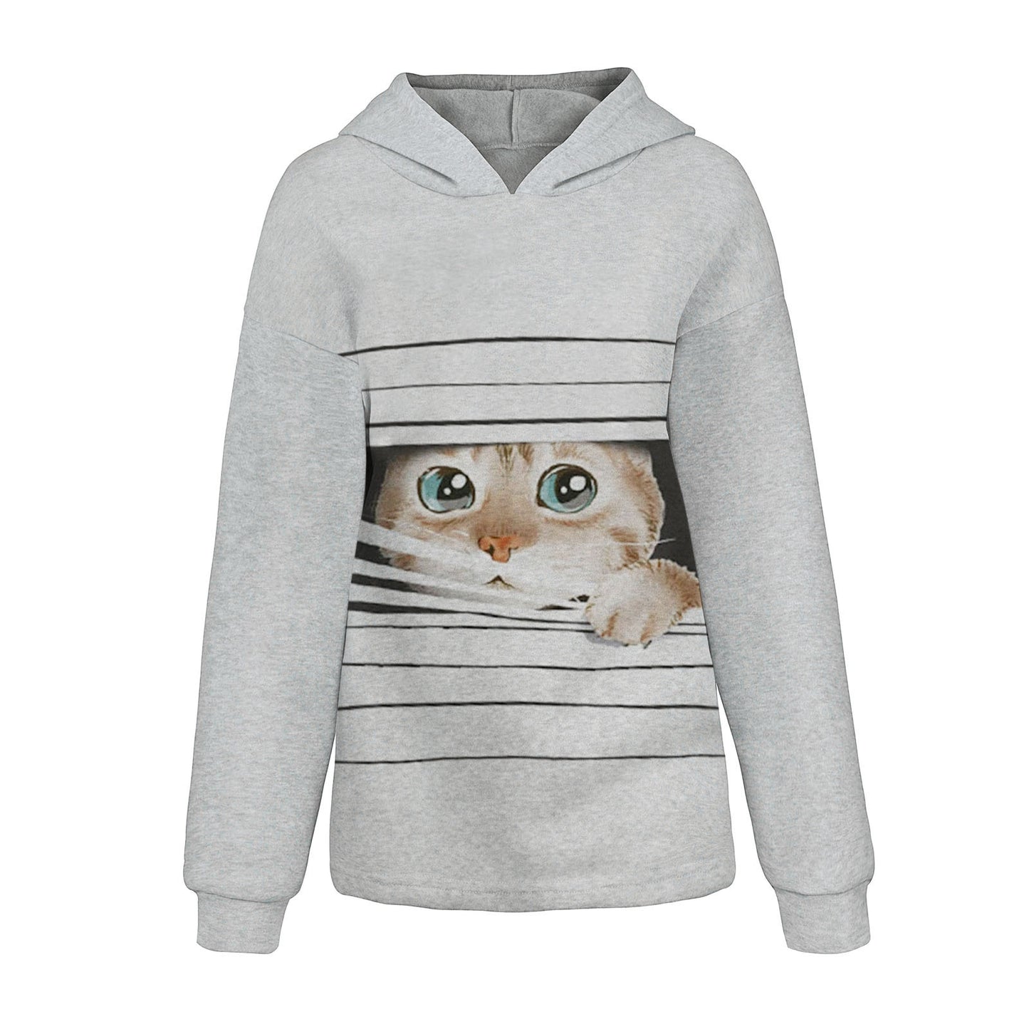 : CozyMist Fleece Hoodie
