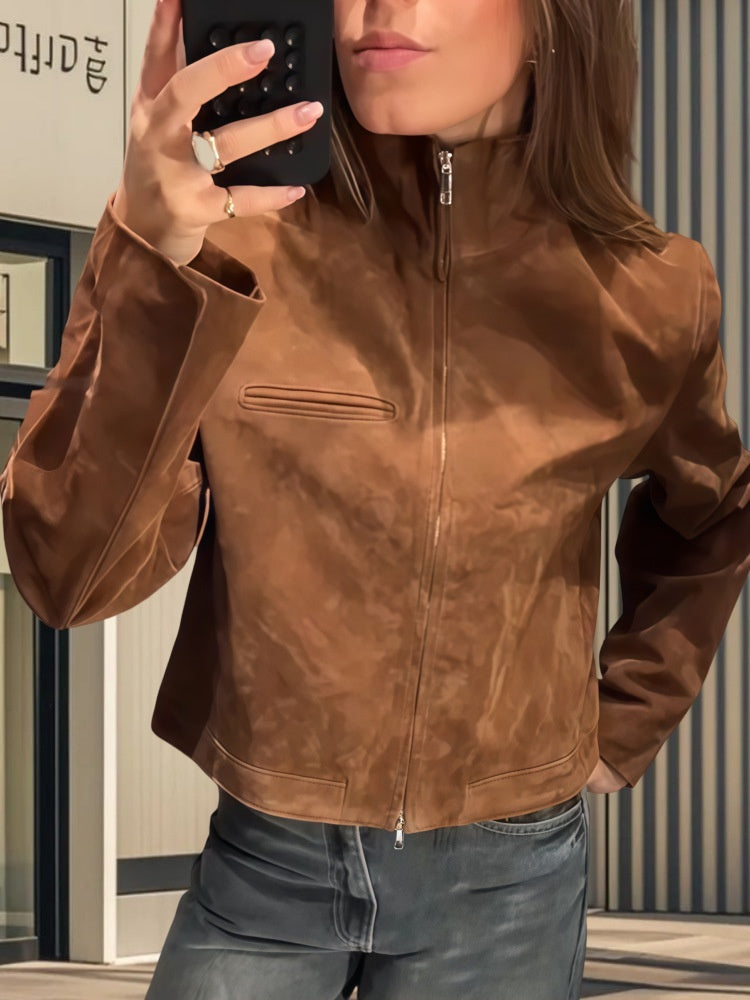 SuedeForm Zip Jacket