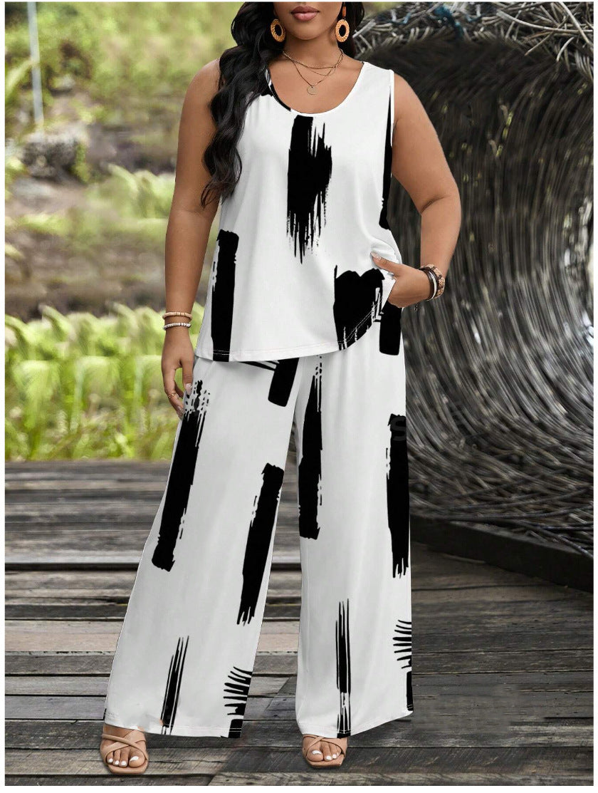ova Vogue Wide-Leg Suit