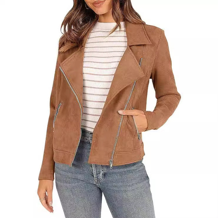 VelviRider Deerskin Moto Jacket