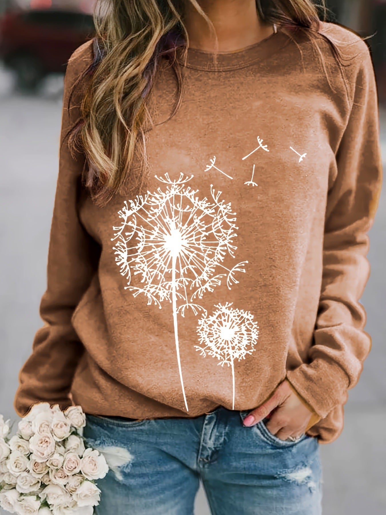WishBloom Pullover Sweatshirt
