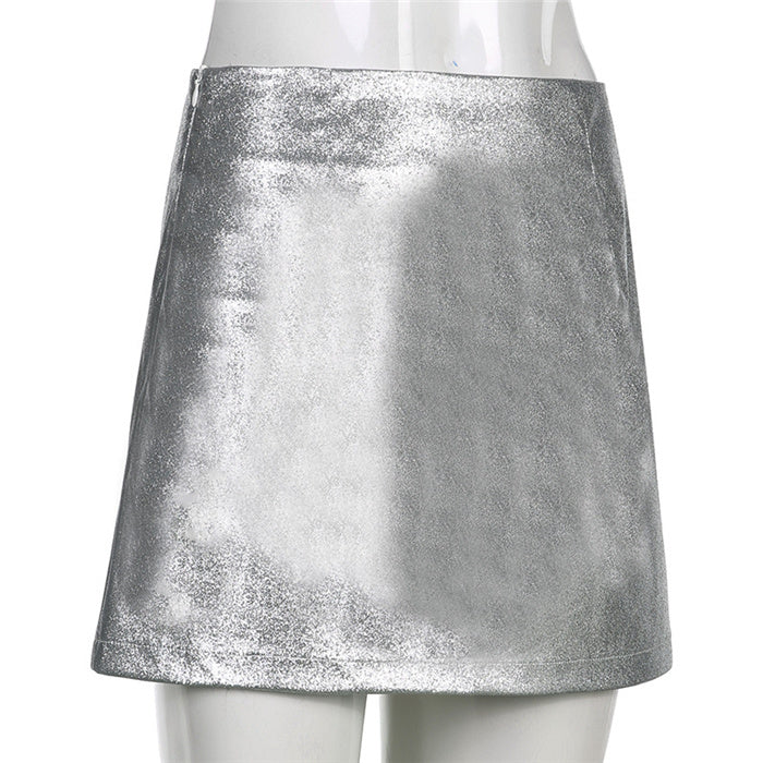 Summer Fashion Women's Silk Skirt