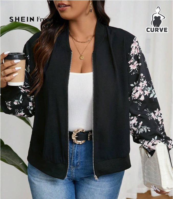 Floralia Patchwork Casual Jacket