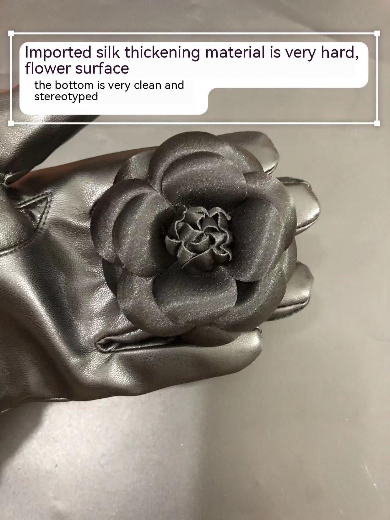 8cm Silk Flower Ornament Plus Brooch Barrettes