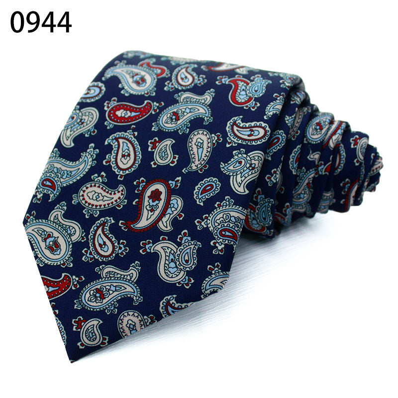 Fashion Polyester Silk Printed Men's Casual Tie