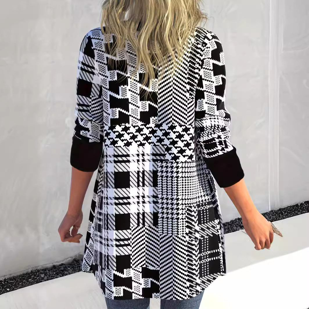 EaseFlow Long Sleeve Cardigan Coat