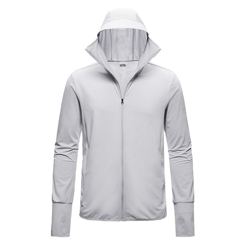 Sun Protection Clothing Women's Long Sleeve UV Protection Breathable Thin Ice Silk