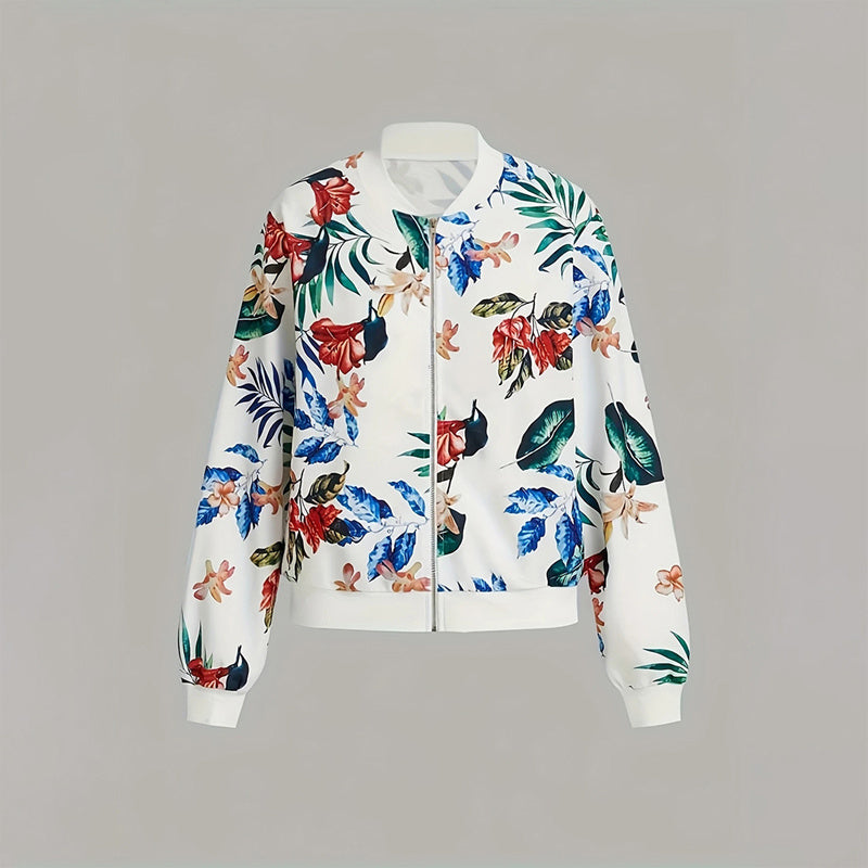 BotaniChic Zip-Up Jacket