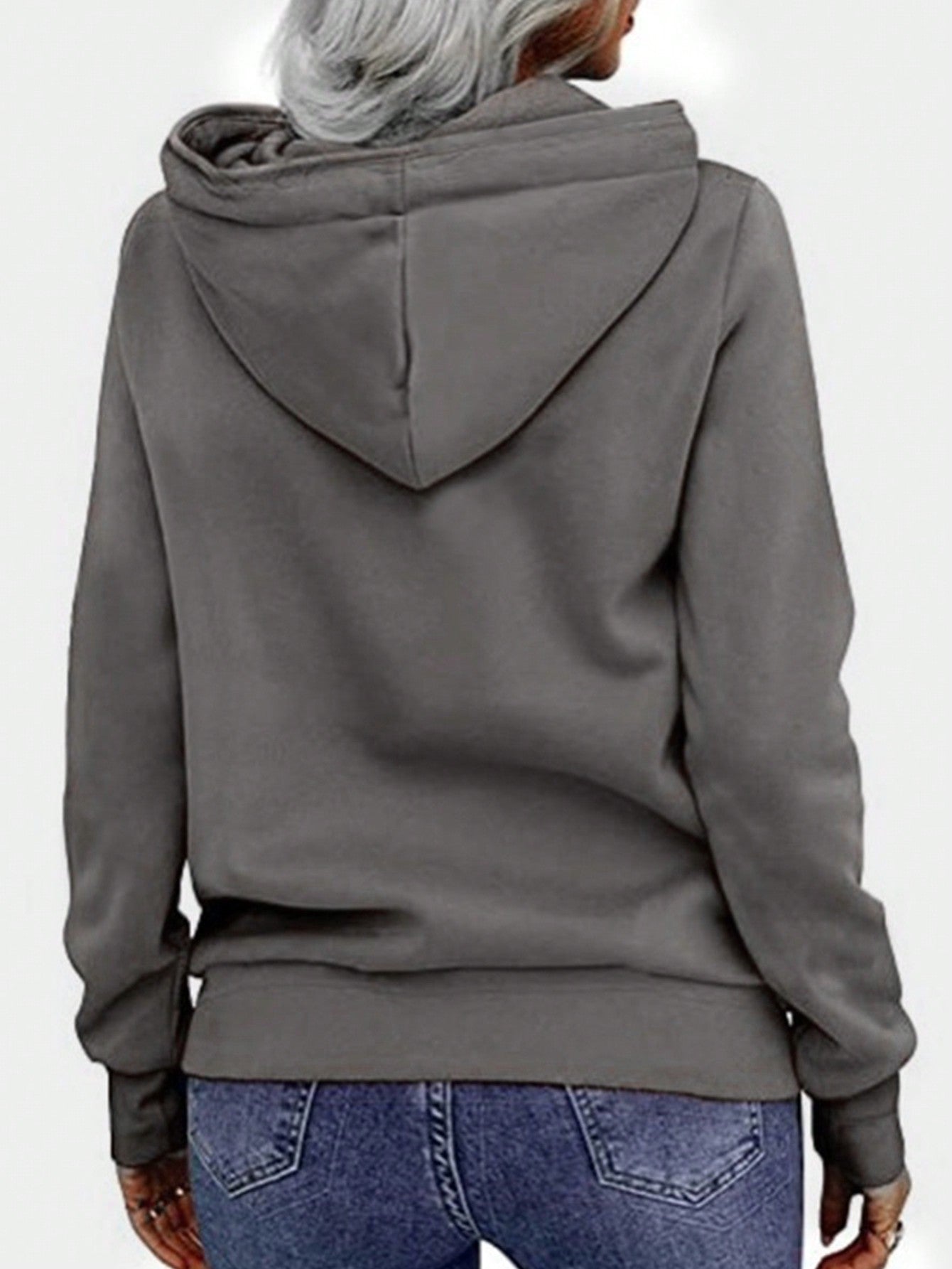 INAWLY SplitZip Luxe Hoodie