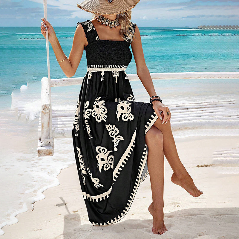 Palmera Pleat Maxi Dress