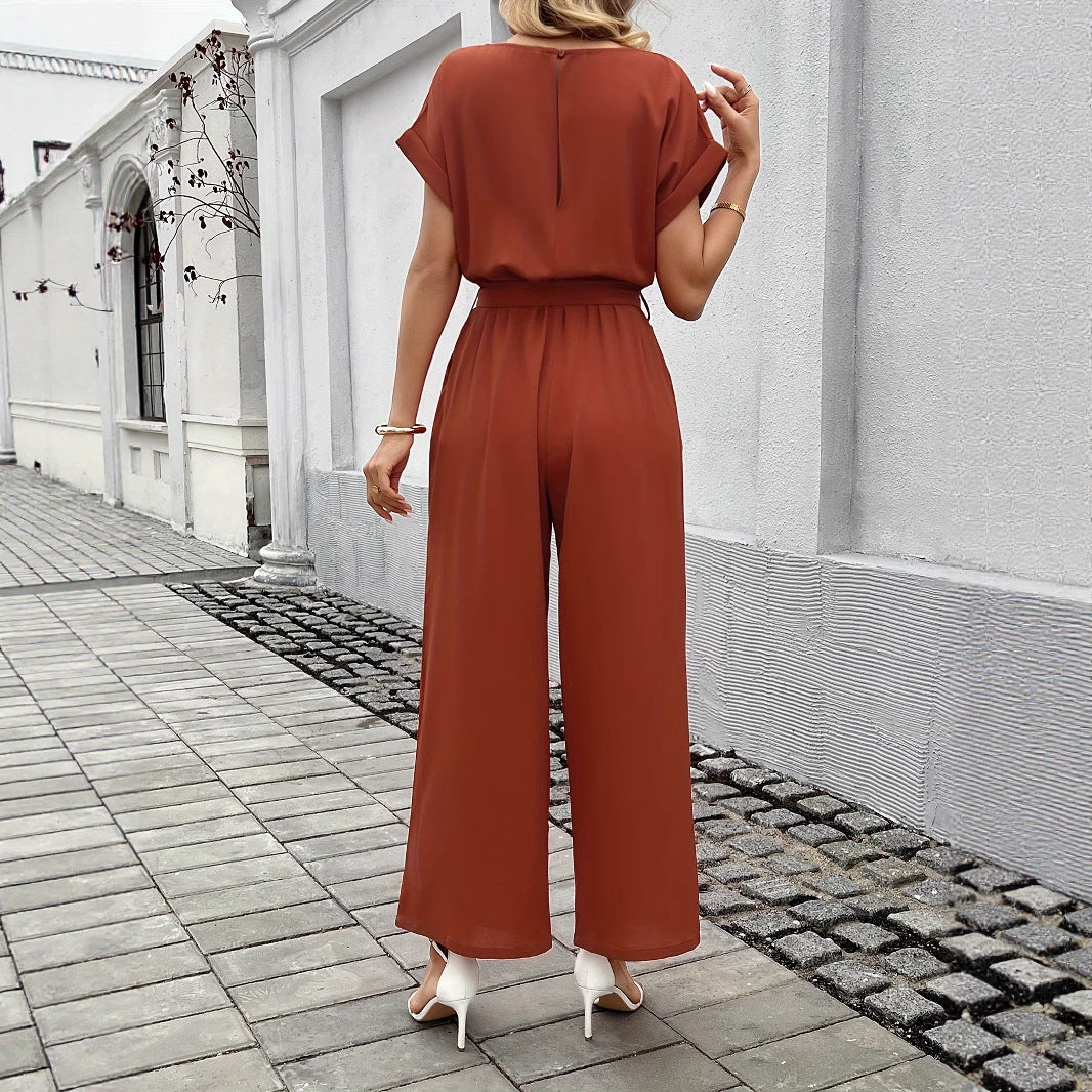 Calyra BeltedGrace Jumpsuit