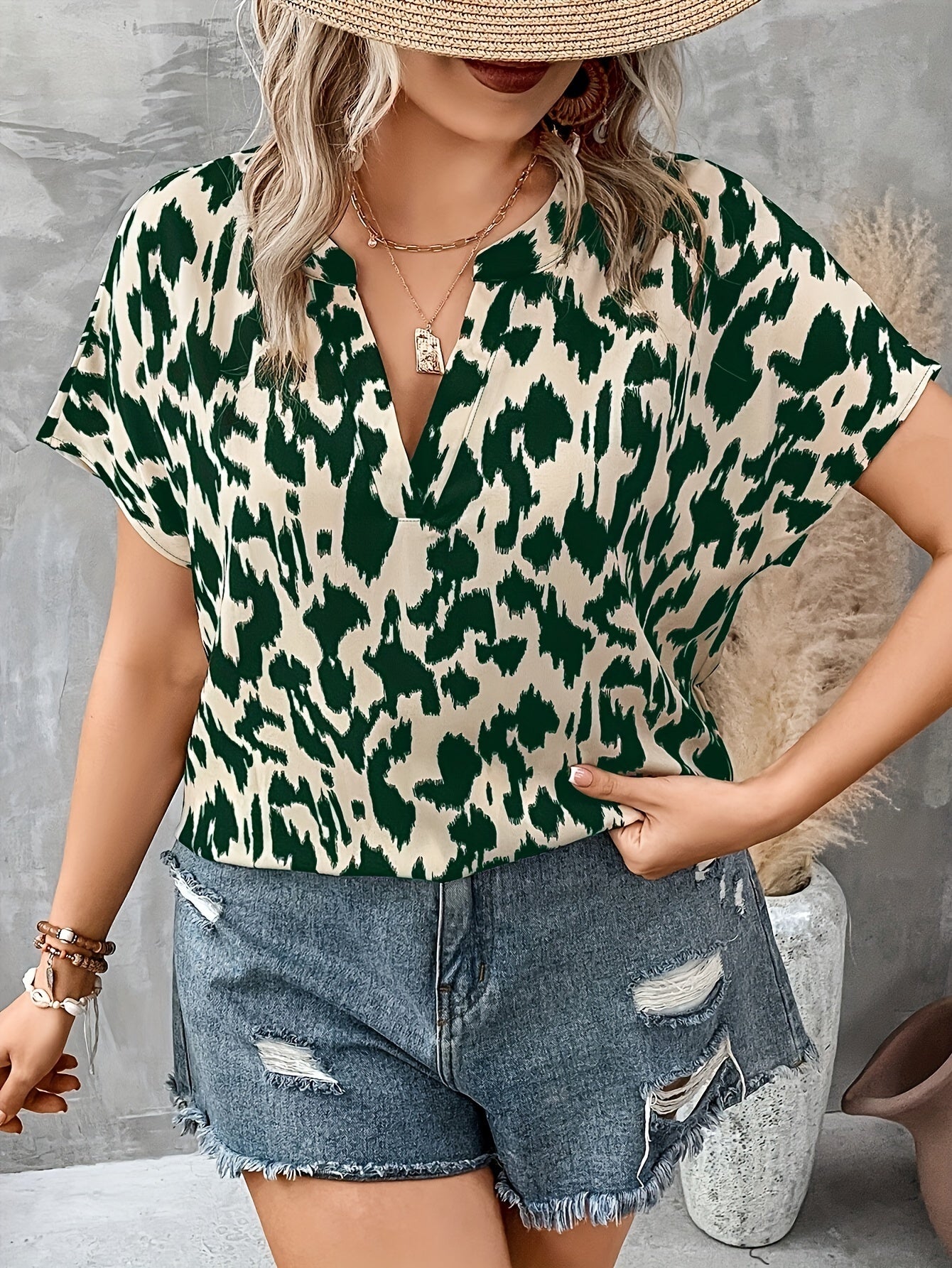 The BreezeBloom Blouse