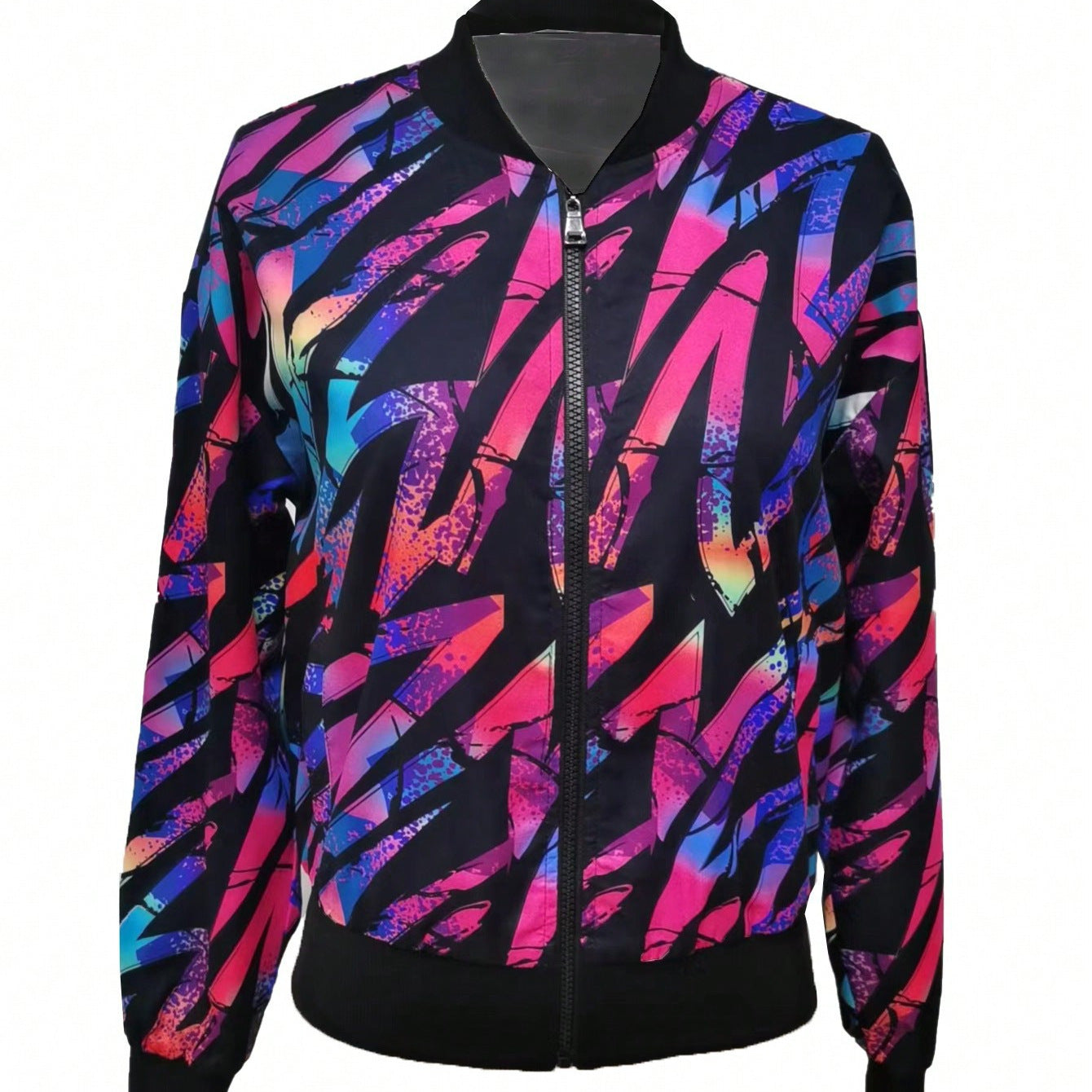 UrbanMuse Printed Casual Jacket