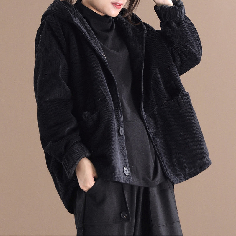 VelvetRidge Corduroy Short Jacket