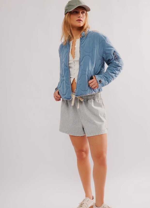 The Elowen Quilted Cotton Coat