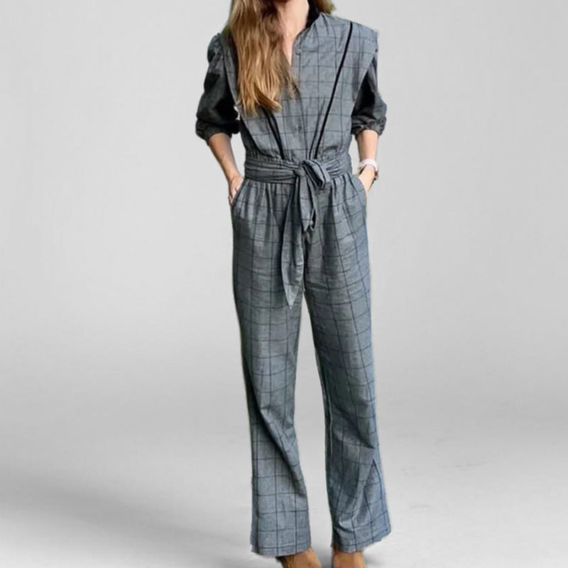 PlaidÉlle™ Lace-Up Trousers