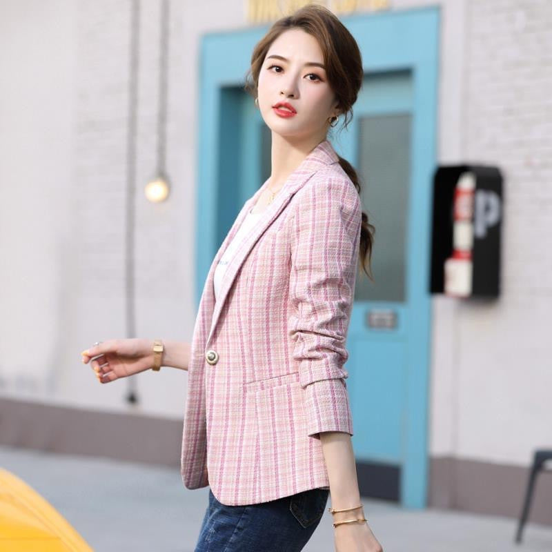 SeoulLuxe Plaid Short Suit