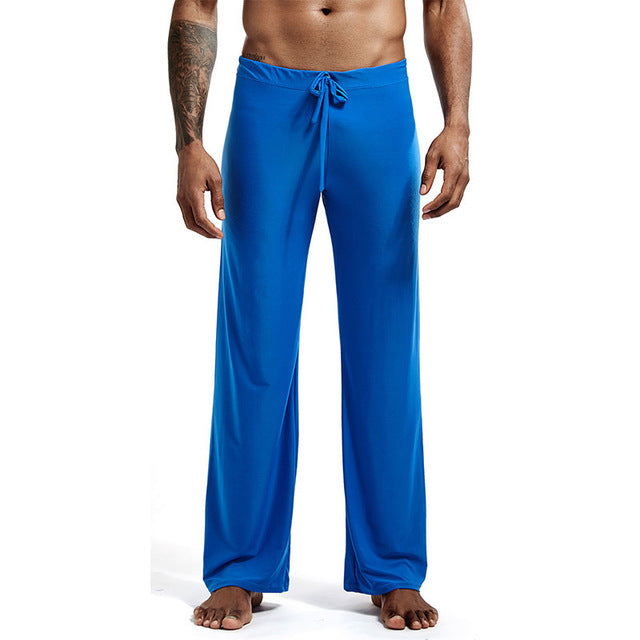 Fashion Men's Home Pants Yoga Pants Ice Silk Fabric