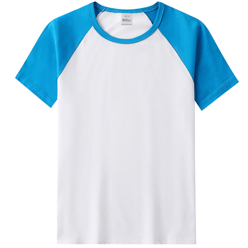Summer Camp Ice Silk Cotton T-shirt Short Sleeve