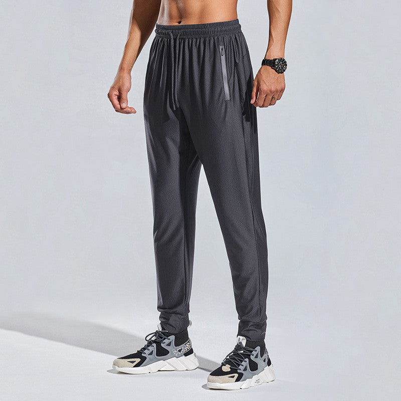 Summer Thin Ice Silk Sweatpants For Men