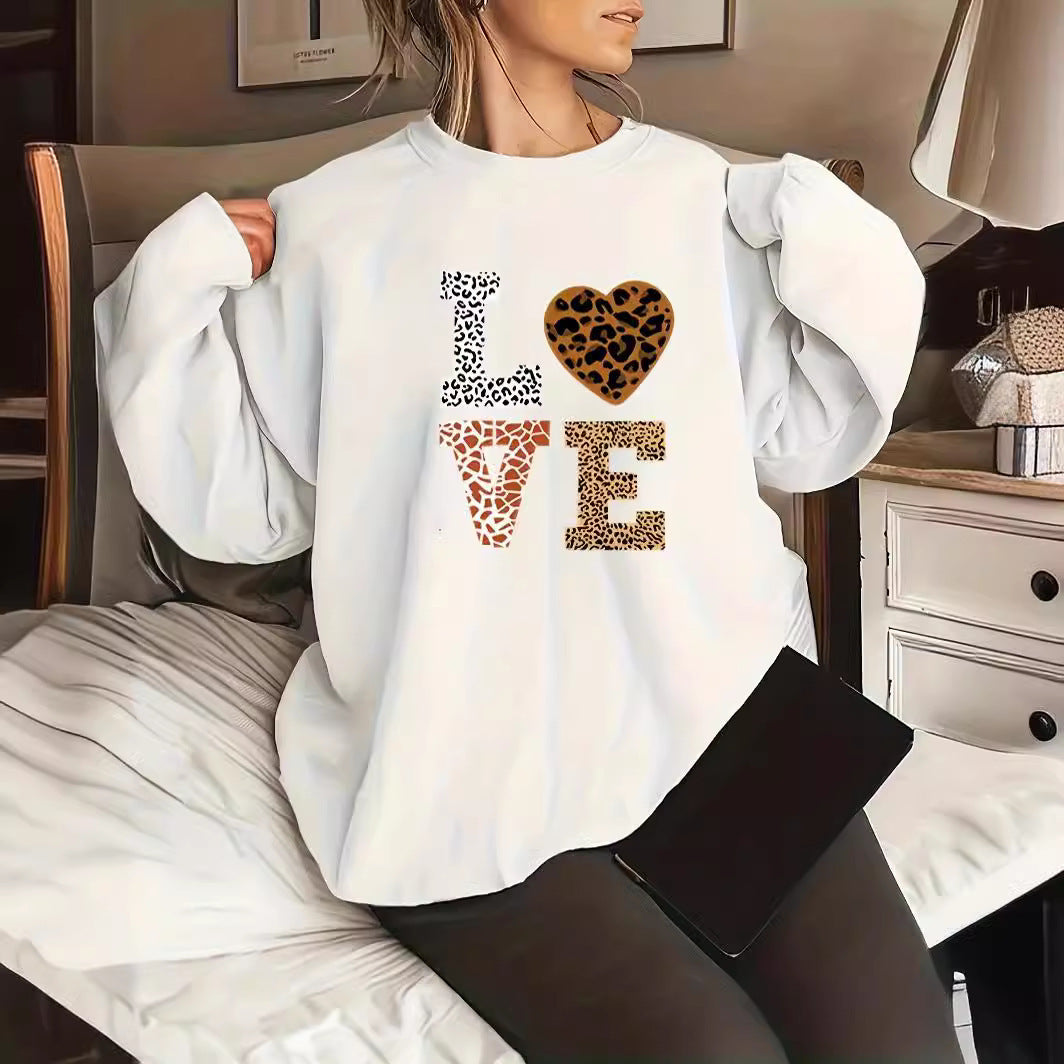 WildHeart Plus-Size Leopard Sweater
