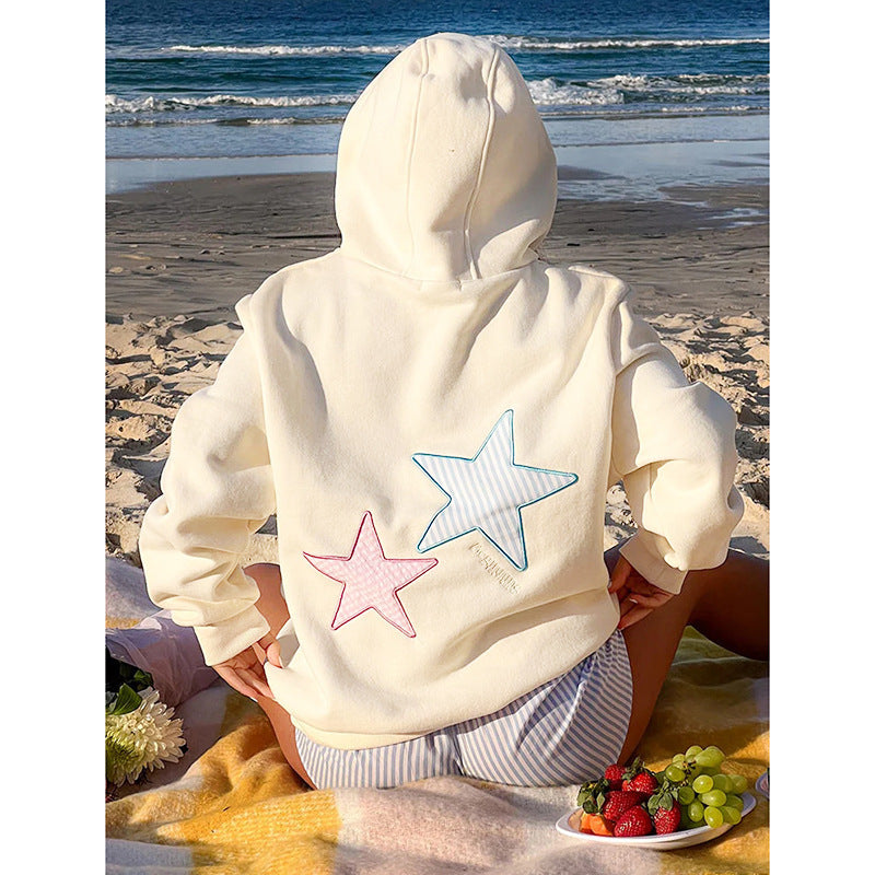 StitchTrend Embroidered Hoodie