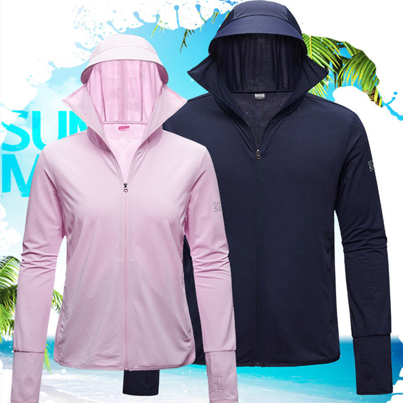 Sun Protection Clothing Women's Long Sleeve UV Protection Breathable Thin Ice Silk