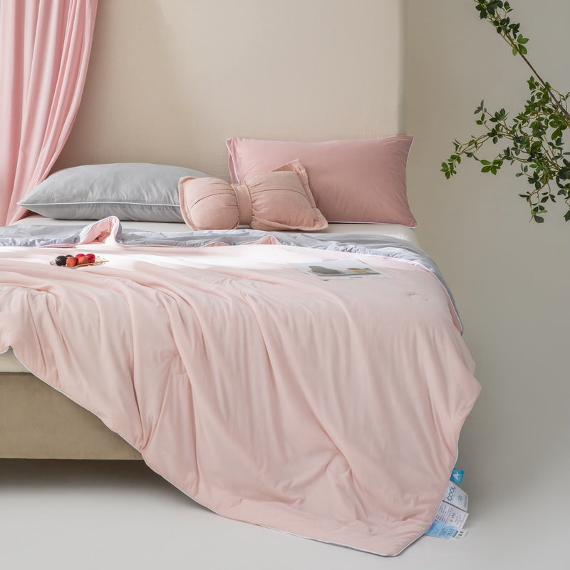 Cool Silk Solid Color Summer Blanket
