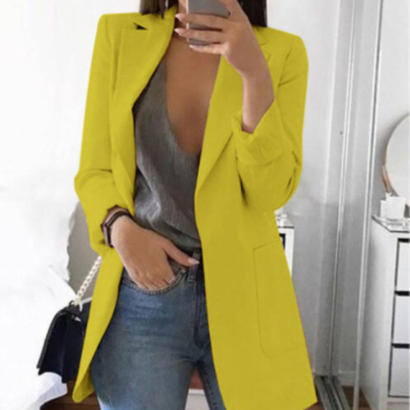 ArtEase Printed Mid-length Jacket