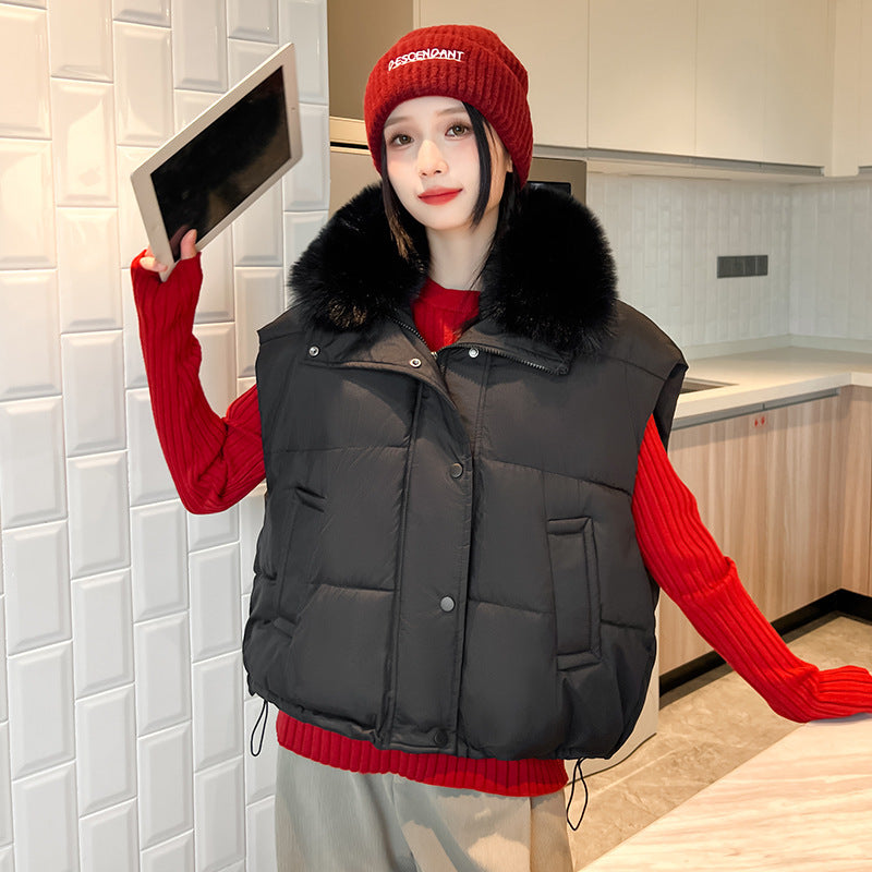 Arctica Luxe Fur-Trim Vest