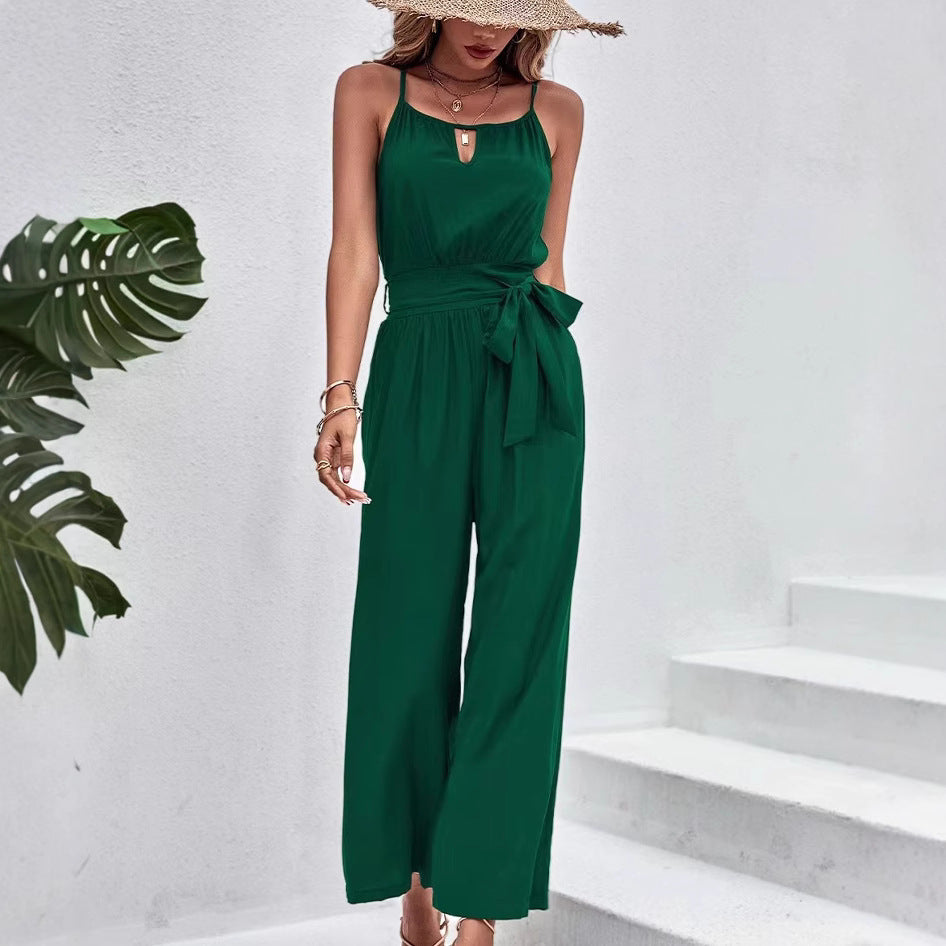 SerenVita™ Spaghetti Strap Jumpsuit