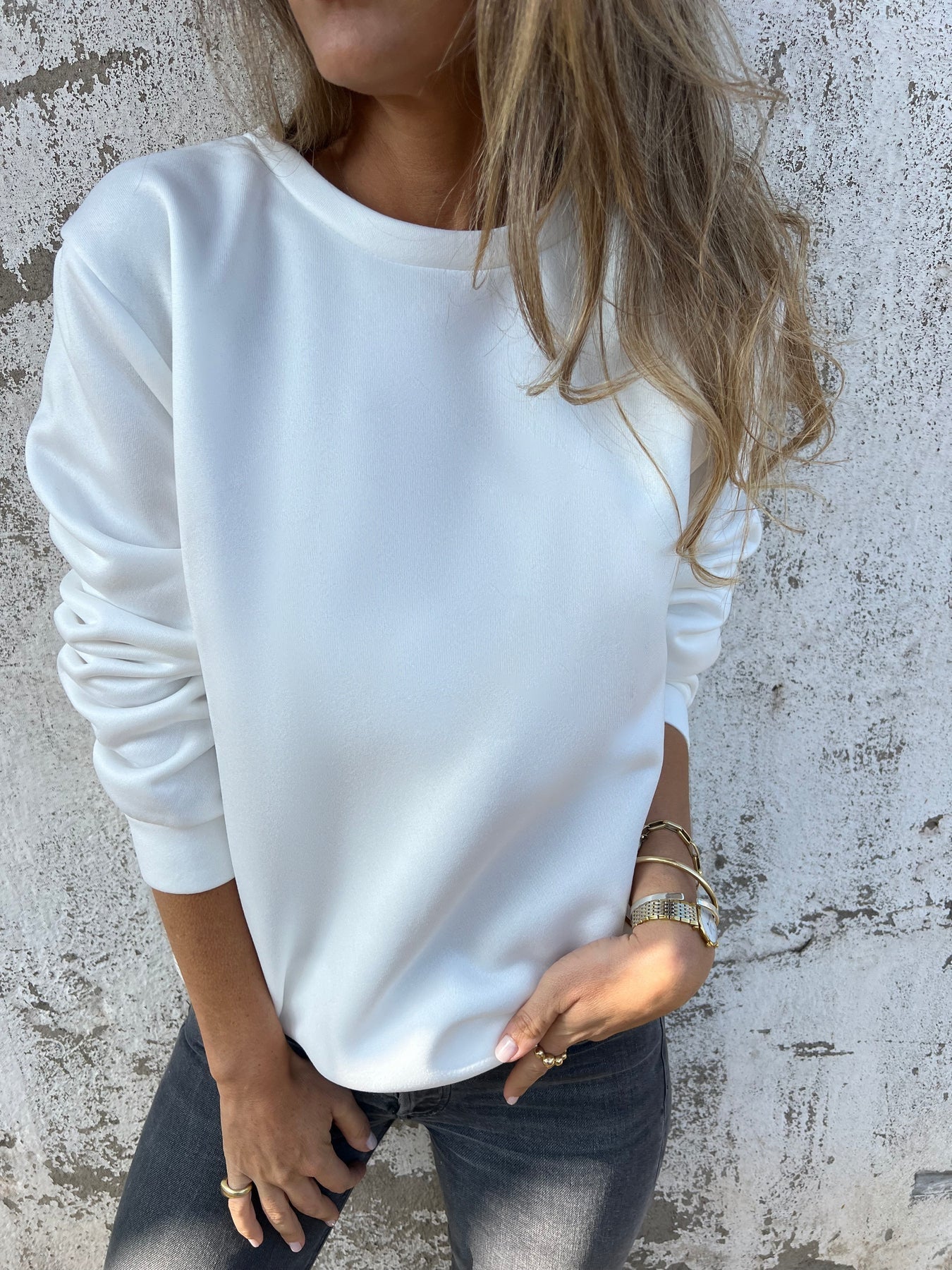 PureEase Solid Knit Sweater