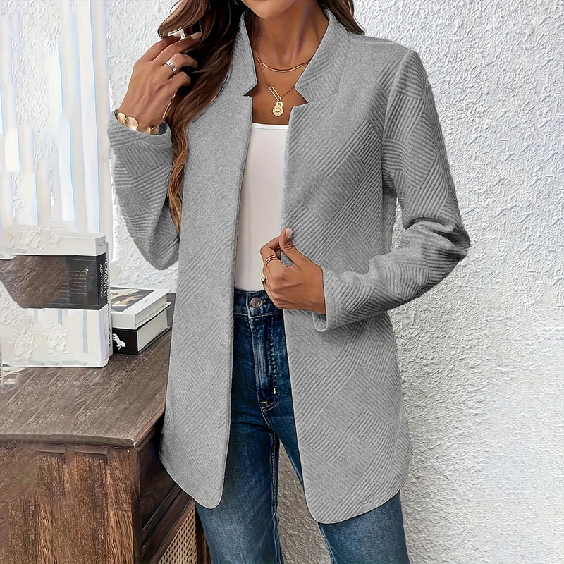 TexturaLuxe Notched Blazer