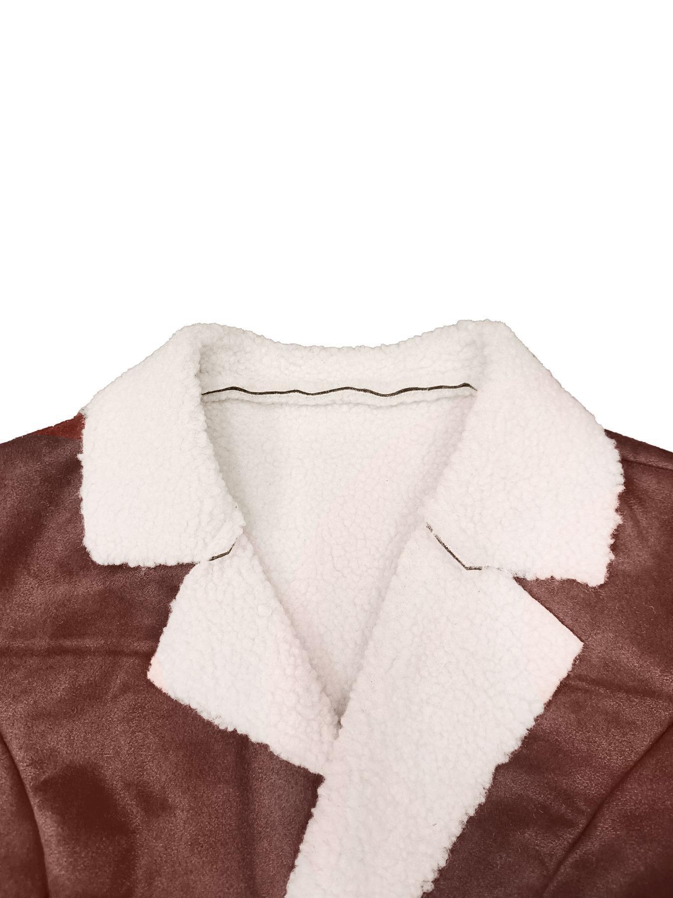 ThermaLuxe Velvet-Lined Leather Coat