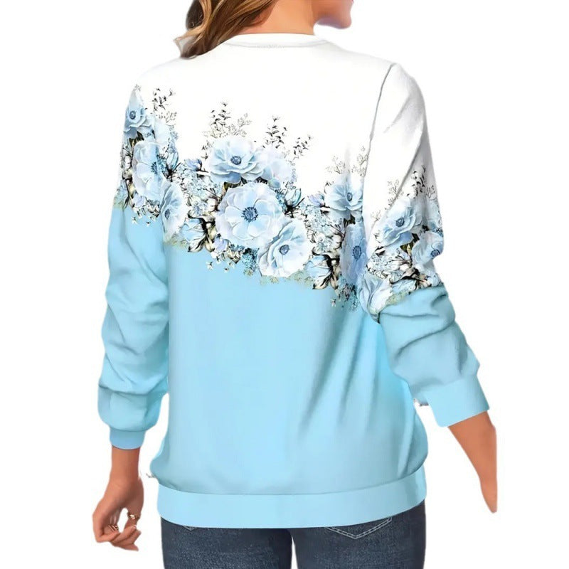 FloraGlow 3D Pullover
