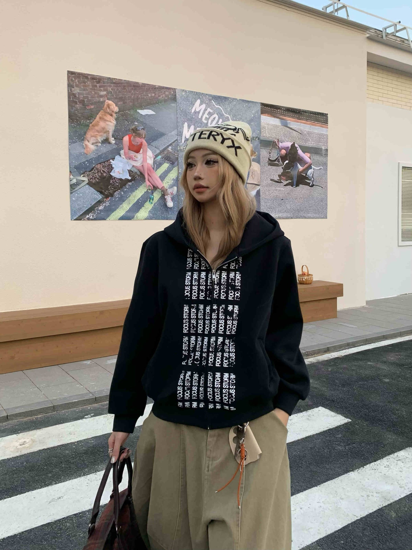 LuxeBond Lettered Hoodie