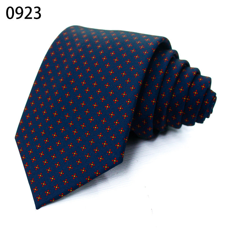 Fashion Polyester Silk Printed Men's Casual Tie