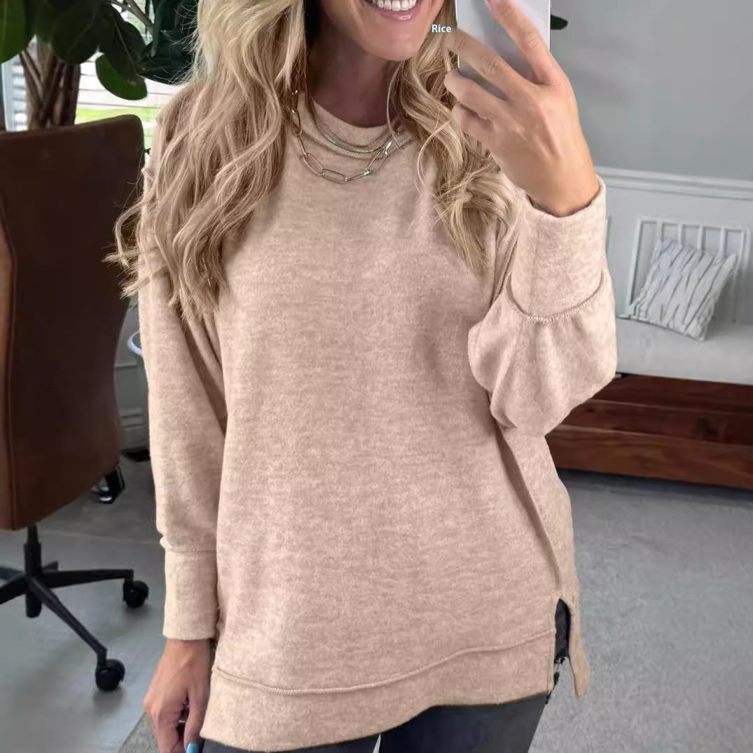 EverydayEase Round Neck Hoodie
