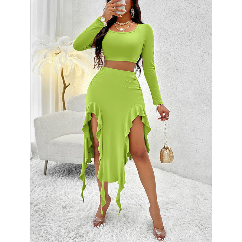 Soleira Nights Ruffle Skirt Set