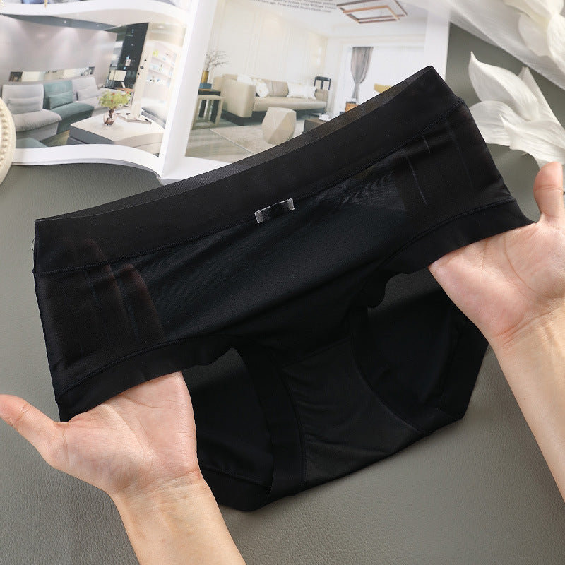 Women's Fashion Ice Silk Traceless Lace Shorts