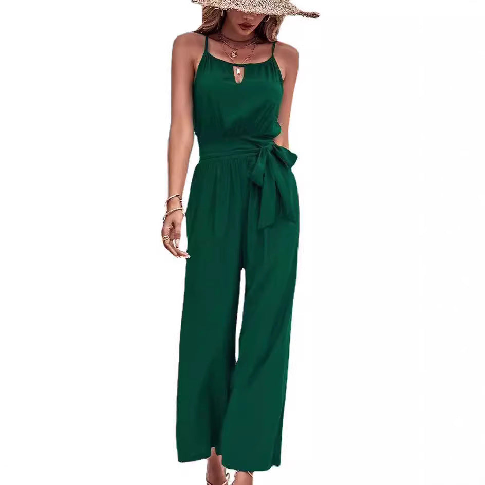 SerenVita™ Spaghetti Strap Jumpsuit